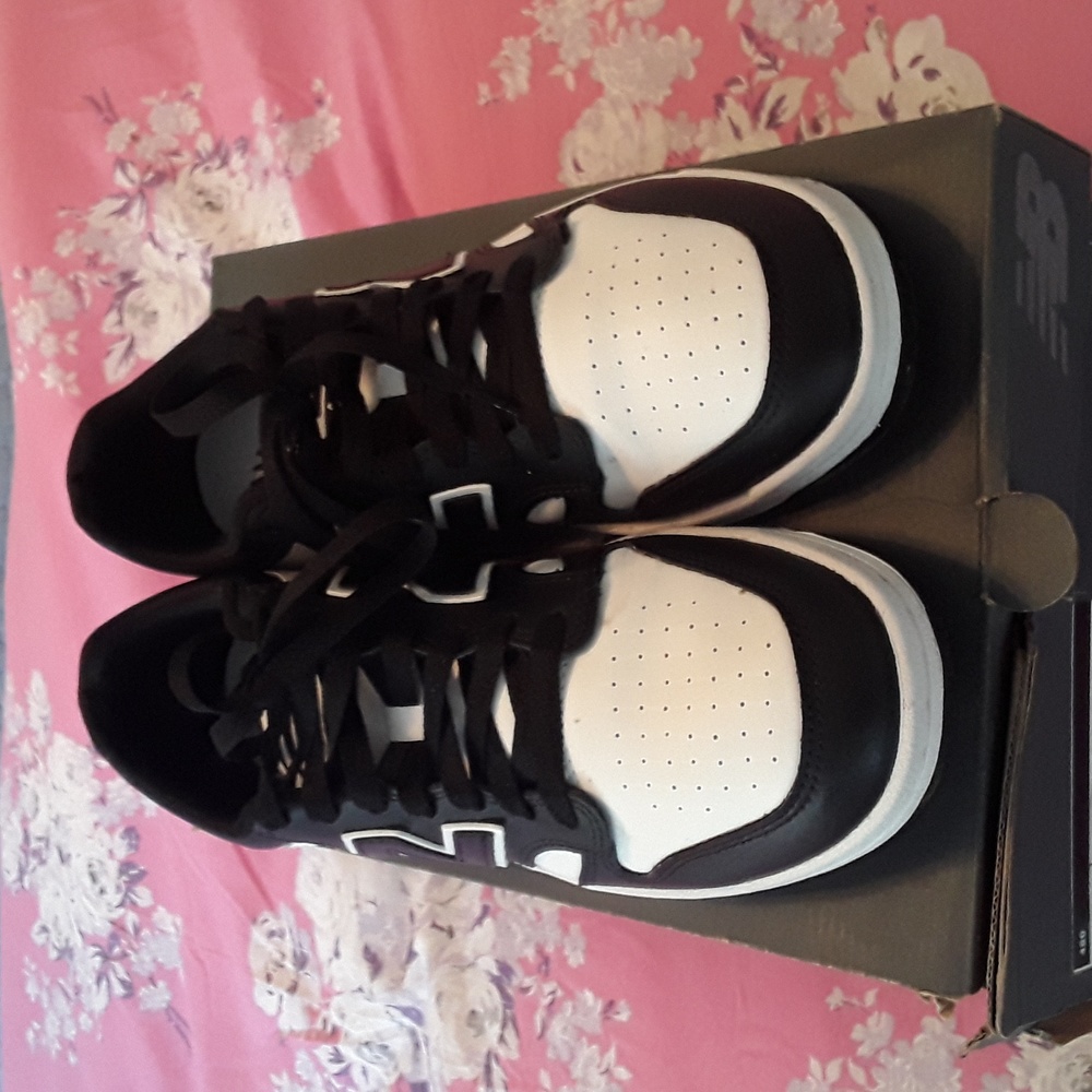 Mens New Balance 480 low white/black  9.5 M